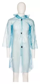 Плащ дождевик на липучках с капюшоном (XL)