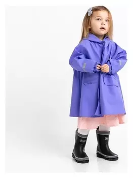Плащ непромокаемый, цвет сиреневый, рост 86 см