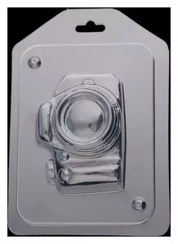 Пластиковая форма для мыла "Фотоаппарат" 7,5х5,5 см