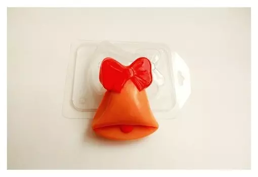 Пластиковая форма для мыла "Колокольчик" 8,5х7 см