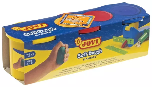 Пластилин на растительной основе, 3 цвета