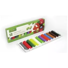 Пластилин супер мягкий Globus, с алоэ вера, 12 цветов, 180 г, пл12-01мв