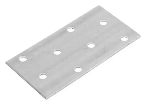 Пластина крепёжная Tundra, 40х80х2,0 цинк, 1 шт.