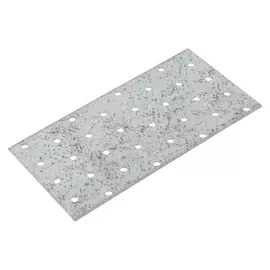 Пластина крепёжная Tundra, 80 х 160 х 2 мм, оцинкованная, в упаковке 1 шт.