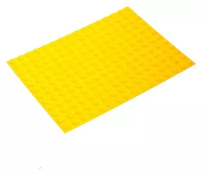 Пластина-основание для конструктора, цвет жёлтый
