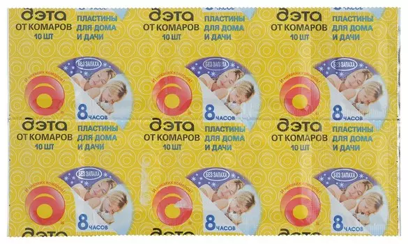 Пластины от летающих насекомых