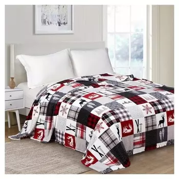 Плед 100х150см, корал-флис