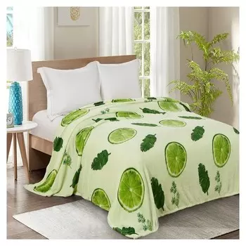 Плед 180х200см, корал-флис 165г/м пэ100%