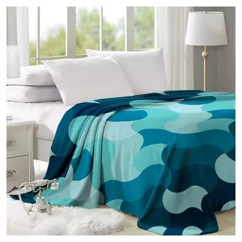 Плед 180х200см рис. 1911067-7 корал-флис 165г/м, пэ100%