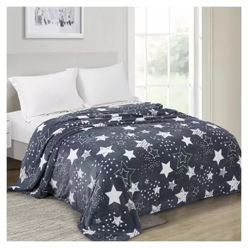 Плед 180х200см, велсофт, 280г/м, 100% полиэстер