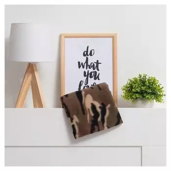 Плед экономь и Я "Камуфляж" 75*100 см, пл.160 г/м2, 100% п/э