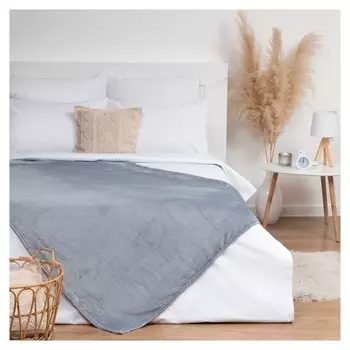 Плед этель, 130х175 см, цвет серый