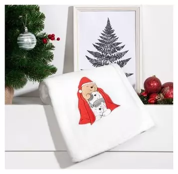 Плед этель "Мишки", 85х100см, велсофт