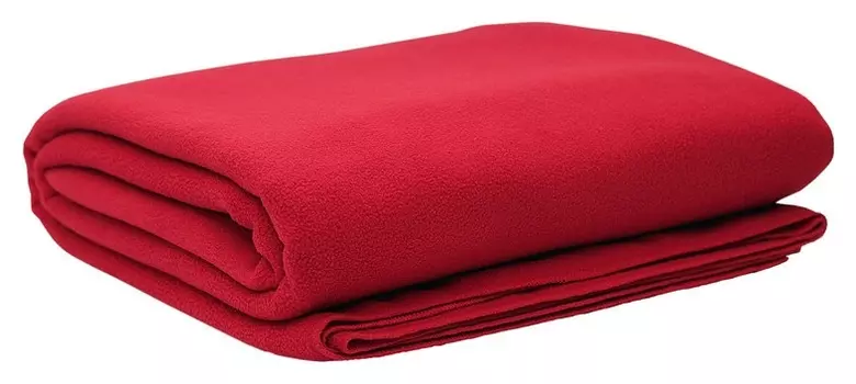 Плед флис 220 гр/м2 130х150, красный