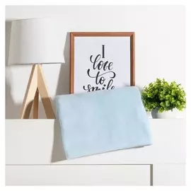 Плед "Экономь и Я" нежно-голубой 150*180 см, пл.160 г/м2, 100% п/э