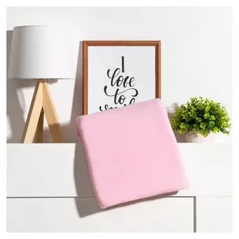 Плед "Экономь и Я" розовый 150*180 см, пл.160 г/м2, 100% п/э