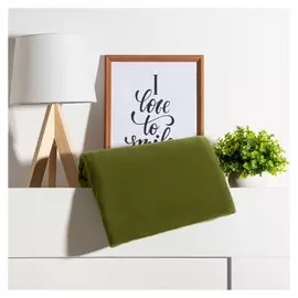 Плед "Экономь и Я" зеленый 150*200 см, пл.160 г/м2, 100% п/э