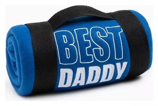 Плед "Этель" Best Daddy 130х150 см, 100% п/э, флис 160 гр/м2