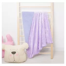 Плед «Крошка Я», 76х100 см, цвет жемчужная сирень