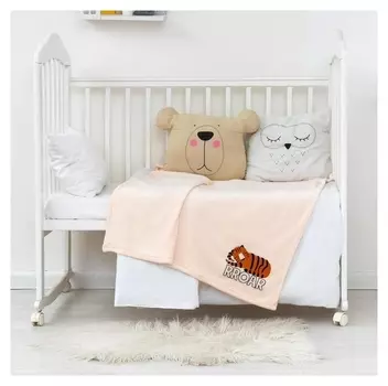 Плед крошка Я Roar, 90х100 см, велсофт