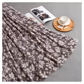 Плед Lovelife "Листики" 150*200 см,100% п/э, велсофт 280 гр/м2