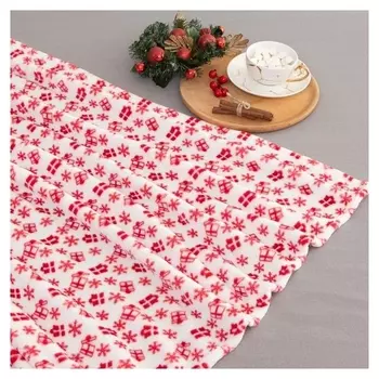 Плед Lovelife "Подарок" 150*200 см, велсофт,100% п/э, 280гр/м