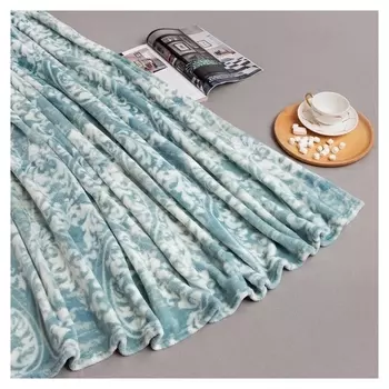 Плед Lovelife "Узоры" 180*200 см,100% п/э, велсофт 280 гр/м2