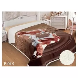 Плед Любимчики Кокер-спаниель 150х220см Цвет коричневый