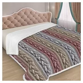 Плед милана рис.g-03-2 150х210см, иск мех, 400 г/м пэ100%