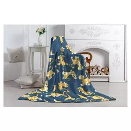 Плед павлинка «Король лев» 150х100, аэрософт