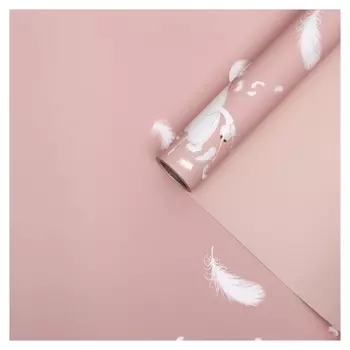 Пленка для цветов "Балерина", персиковый, 0,58 х 10 м