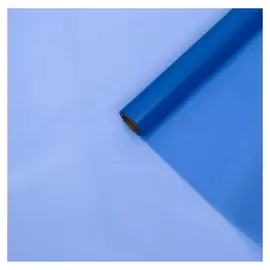 Пленка для цветов "Хрусталь", сапфировый, 58 см х 10 м