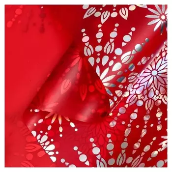 Пленка для цветов "Калейдоскоп", 58 см х 5 м красный