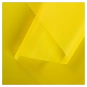 Пленка для цветов матовая «Велюр», лимонный, 0,5 х 10 м