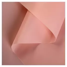 Пленка для цветов матовая «Велюр», пудра светлая, 0,5 х 10 м