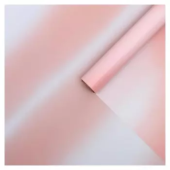 Пленка для цветов "Переход" розовый, 0,58 х 10 м