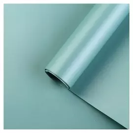 Пленка для цветов "Перламутр", голубой, 58 см х 5 м