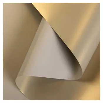 Пленка для цветов перламутровая «Бархат», серо-зелёный, 0,5 х 10 м