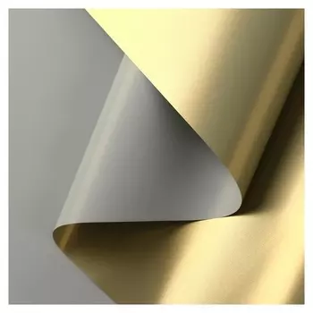 Пленка для цветов перламутровая «Бархат», стальной, 0,5 х 10 м