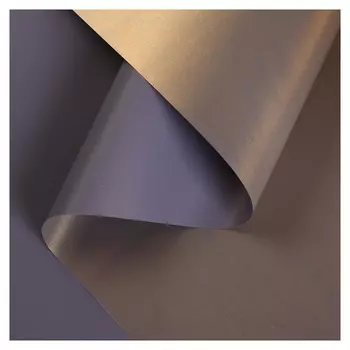 Пленка для цветов перламутровая «Бархат», золотая слива, 0,5 х 10 м