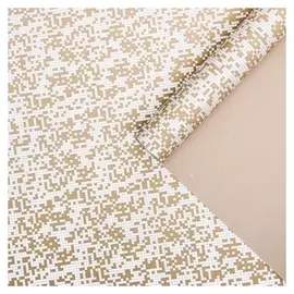 Пленка для цветов "Рябь", бежевый, 0,58 х 10 м