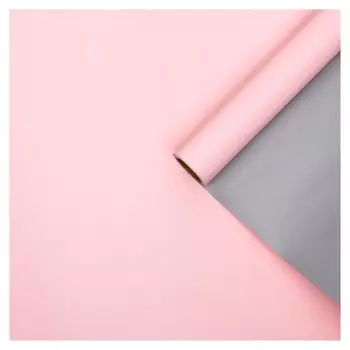 Пленка для цветов "Серебро", чайная роза, 0,58 х 10 м