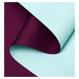 Пленка матовая, бордовый, светло-бирюзовый, 0.58 х 10 м