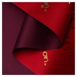 Пленка матовая, винный, красный 0.58 х 10 м