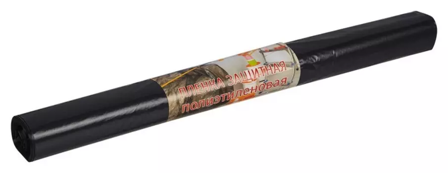 Пленка укрывная пвд, 1,8х10м, 35мкм, черная