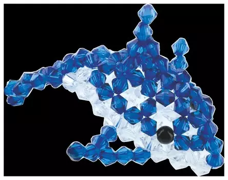 Плетение из бусин "Синий дельфин"