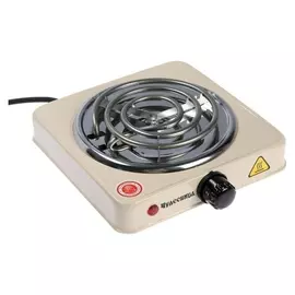 Плитка электрическая "Чудесница" элп-801, 1000 Вт, 1 конфорка, бежевая