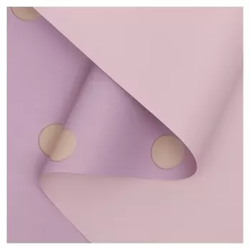 Плёнка двухсторонняя "Горох", 0,58 X 10 м, сиреневый