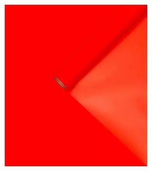 Плёнка двухсторонняя "Зеркальная сторона" красный, 0,58 х 10 м