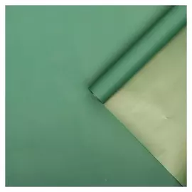 Плёнка двухсторонняя "Зеркальная сторона" серо-зелёный, 0,58 х 10 м